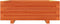 vidaXL - Plantenbak - 70x70x26,5 - cm - massief - grenenhout - wasbruin