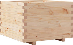 vidaXL - Plantenbak - 70x70x49,5 - cm - massief - grenenhout