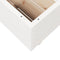 vidaXL - Plantenbak - 70x70x49,5 - cm - massief - grenenhout - wit