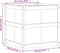 vidaXL - Plantenbak - 70x70x70 - cm - massief - douglashout