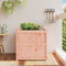 vidaXL - Plantenbak - 70x70x70 - cm - massief - douglashout