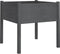 vidaXL - Plantenbak - 70x70x70 - cm - massief - grenenhout - grijs