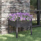 vidaXL - Plantenbak - 70x70x70 - cm - massief - grenenhout - grijs
