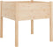vidaXL - Plantenbak - 70x70x70 - cm - massief - grenenhout