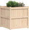 vidaXL - Plantenbak - 70x70x70 - cm - massief - grenenhout