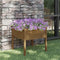 vidaXL - Plantenbak - 70x70x70 - cm - massief - grenenhout - honingbruin