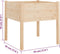 vidaXL - Plantenbak - 70x70x70 - cm - massief - grenenhout