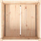 vidaXL - Plantenbak - 70x70x70 - cm - massief - grenenhout