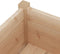 vidaXL - Plantenbak - 70x70x70 - cm - massief - grenenhout