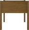 vidaXL - Plantenbak - 70x70x70 - cm - massief - grenenhout - honingbruin