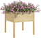 vidaXL - Plantenbak - 70x70x70 - cm - massief - grenenhout