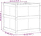 vidaXL - Plantenbak - 70x70x70 - cm - massief - grenenhout - wasbruin