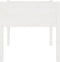 vidaXL - Plantenbak - 70x70x70 - cm - massief - grenenhout - wit