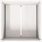 vidaXL - Plantenbak - 70x70x70 - cm - massief - grenenhout - wit