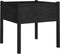vidaXL - Plantenbak - 70x70x70 - cm - massief - grenenhout - zwart