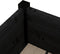 vidaXL - Plantenbak - 70x70x70 - cm - massief - grenenhout - zwart
