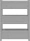 vidaXL - Plantenbak - 77x25x104,5 - cm - massief - grenenhout - grijs