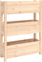 vidaXL - Plantenbak - 77x25x104,5 - cm - massief - grenenhout