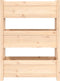 vidaXL - Plantenbak - 77x25x104,5 - cm - massief - grenenhout