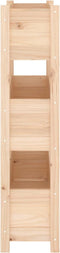 vidaXL - Plantenbak - 77x25x104,5 - cm - massief - grenenhout