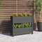 vidaXL - Plantenbak - 77x25x66 - cm - massief - grenenhout - grijs