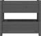 vidaXL - Plantenbak - 77x25x66 - cm - massief - grenenhout - grijs