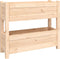 vidaXL - Plantenbak - 77x25x66 - cm - massief - grenenhout