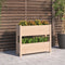 vidaXL - Plantenbak - 77x25x66 - cm - massief - grenenhout