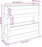 vidaXL - Plantenbak - 77x25x66 - cm - massief - grenenhout