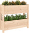vidaXL - Plantenbak - 77x25x66 - cm - massief - grenenhout