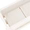 vidaXL - Plantenbak - 77x25x66 - cm - massief - grenenhout - wit
