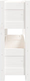 vidaXL - Plantenbak - 77x25x66 - cm - massief - grenenhout - wit