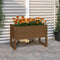 vidaXL - Plantenbak - 78x40x52 - cm - massief - grenenhout - honingbruin