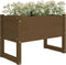 vidaXL - Plantenbak - 78x40x52 - cm - massief - grenenhout - honingbruin