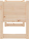 vidaXL - Plantenbak - 78x40x52 - cm - massief - grenenhout
