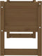 vidaXL - Plantenbak - 78x40x52 - cm - massief - grenenhout - honingbruin