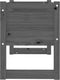 vidaXL - Plantenbak - 78x40x52 - cm - massief - grenenhout - zwart