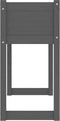 vidaXL - Plantenbak - 78x40x81 - cm - massief - grenenhout - grijs