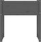 vidaXL - Plantenbak - 78x40x81 - cm - massief - grenenhout - grijs