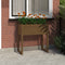 vidaXL - Plantenbak - 78x40x81 - cm - massief - grenenhout - honingbruin