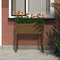 vidaXL - Plantenbak - 78x40x81 - cm - massief - grenenhout - honingbruin