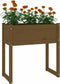 vidaXL - Plantenbak - 78x40x81 - cm - massief - grenenhout - honingbruin