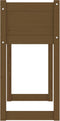 vidaXL - Plantenbak - 78x40x81 - cm - massief - grenenhout - honingbruin