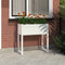 vidaXL - Plantenbak - 78x40x81 - cm - massief - grenenhout - wit
