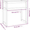 vidaXL - Plantenbak - 78x40x81 - cm - massief - grenenhout - wit