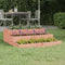 vidaXL - Plantenbak - 78x78x27 - cm - massief - douglashout