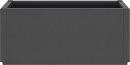 vidaXL - Plantenbak - 80x36x35 - cm - polypropeen - donkergrijs