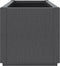 vidaXL - Plantenbak - 80x36x35 - cm - polypropeen - donkergrijs