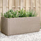 vidaXL - Plantenbak - 80x36x35 - cm - polypropeen - lichtbruin