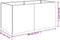 vidaXL - Plantenbak - 80x40x40 - cm - cortenstaal